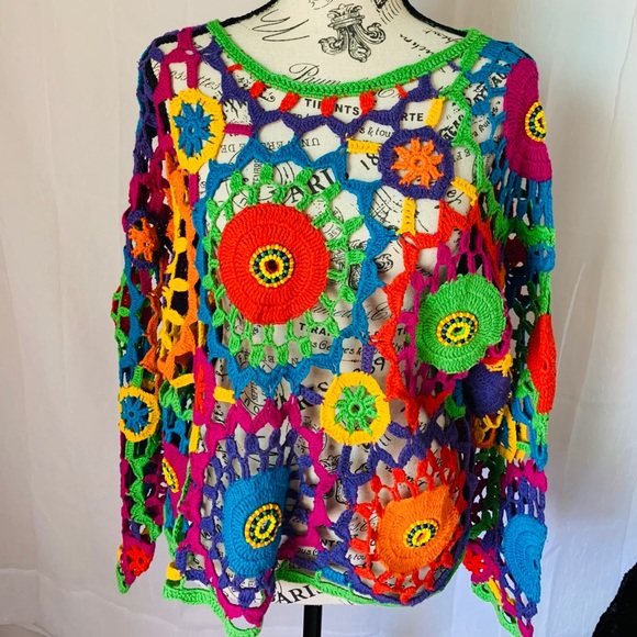 Sweaters - Crochet Vintage sweater